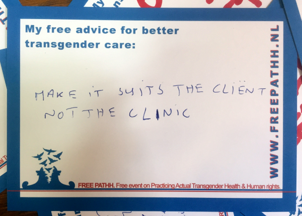 MAKE IT SUITS THE CLIENT, NOT THE CLINIC.