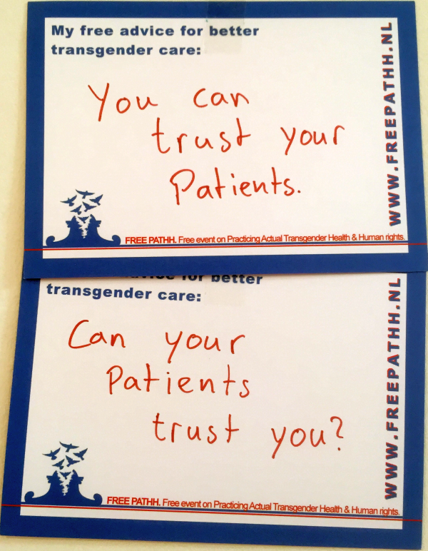 You can trust your patients.  Can your patiens trust you?